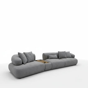 Sergio 4 Seater Fabric Sofa