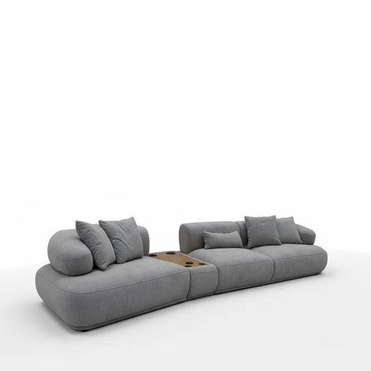 Sergio 4 Seater Fabric Sofa