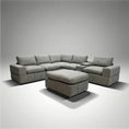 Load image into Gallery viewer, Gaston Fabric Modular Sofa With Ottoman
