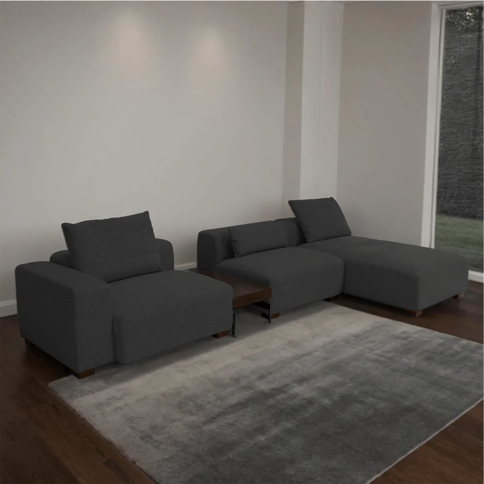 Hague 4pce Modular Lounge Suite + Coffee Table