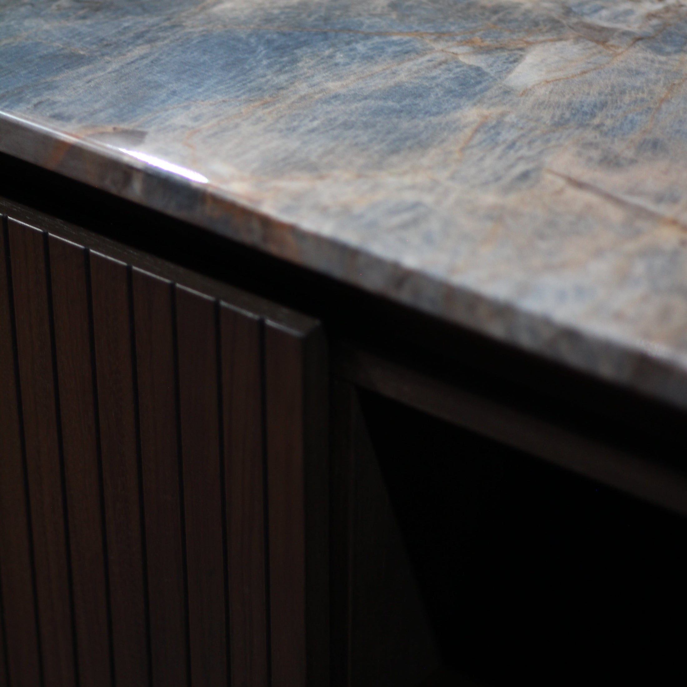 Dome Marble Tv Unit