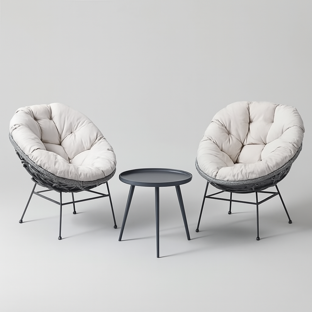 Jenner 3pce Rattan Outdoor Hotel  Set Rc-2007, Rt-703