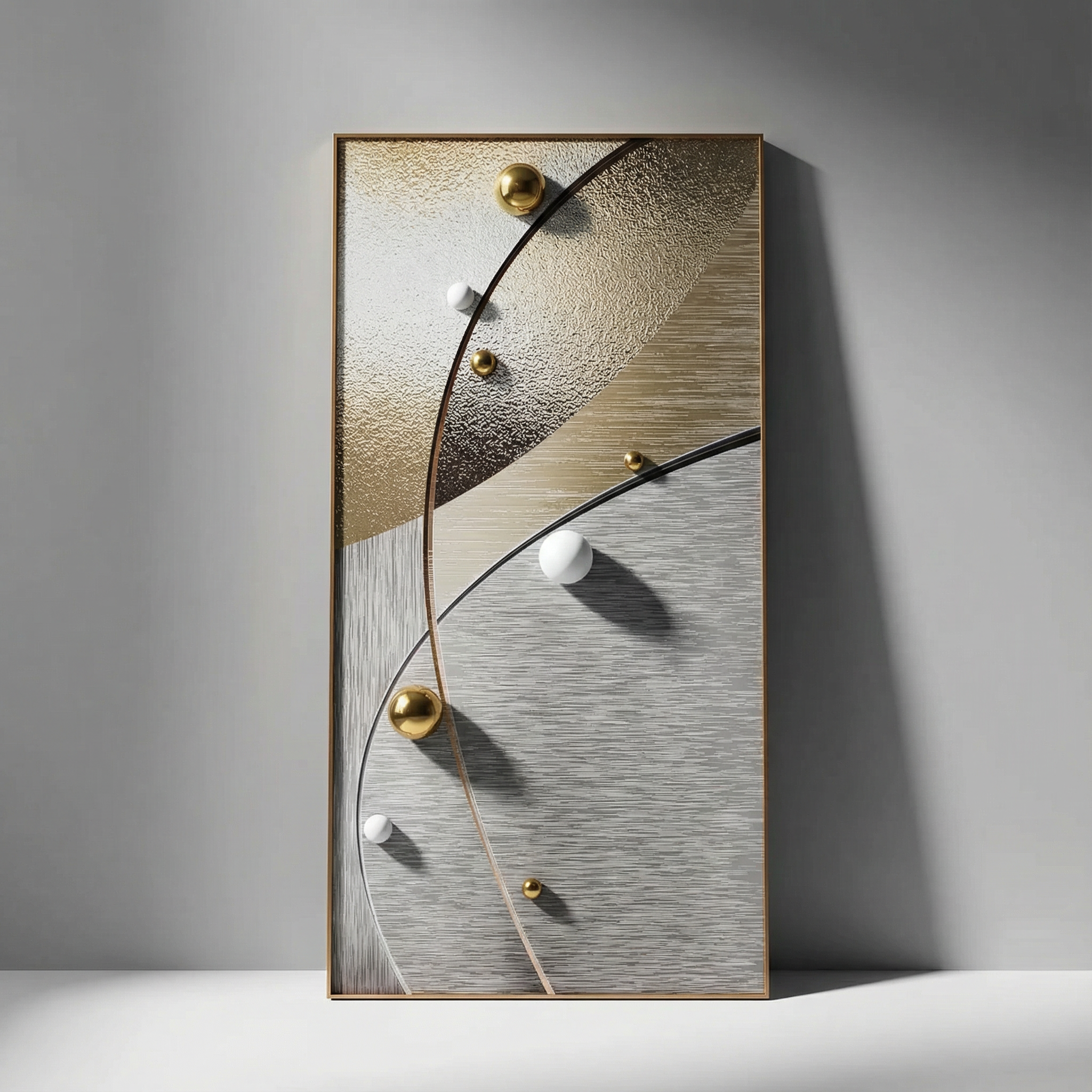 3D On Matt + Physical Al002 Gold Frame 80*160 Ltc-23092001