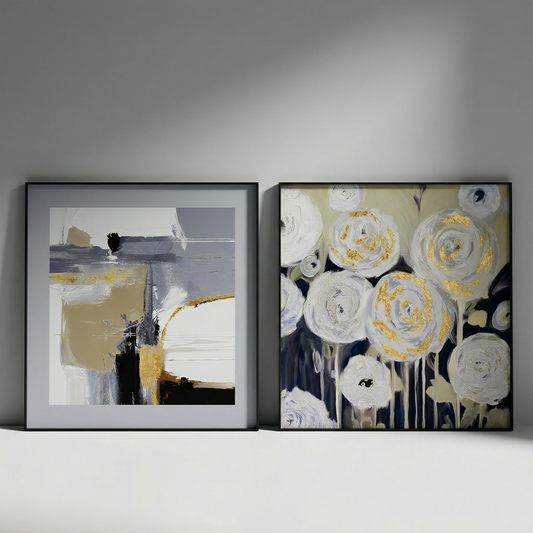 3D On Leather Board Al002 Black Frame 80*80 Ltu-24080056Ab