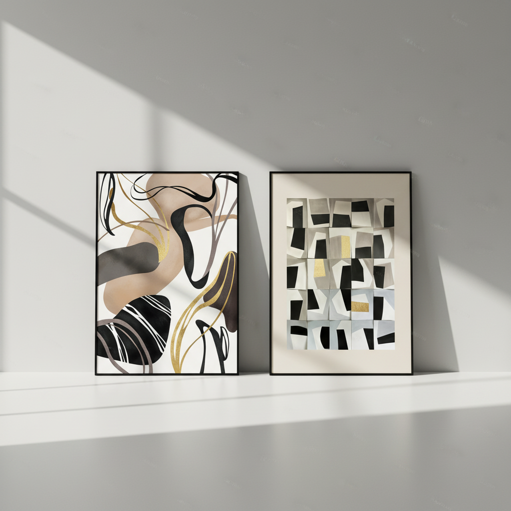 3D On Leather Board Al002 Black Frame 80*120 Ltu-24080058Ab