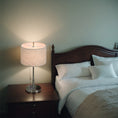 Load image into Gallery viewer, Chroma Table Lamp With Stained Nickel Shade Dc2103
