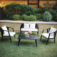 Load image into Gallery viewer, Alesso 4pce Rope Outdoor Sofa Set Rs-118, Rd-118
