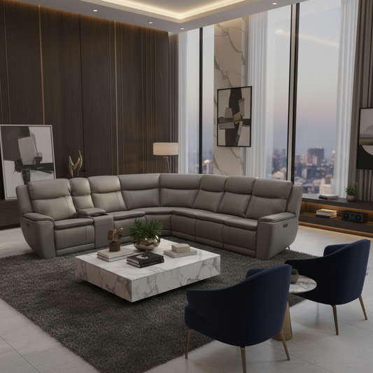 Blanco Corner Motion Sofa Set