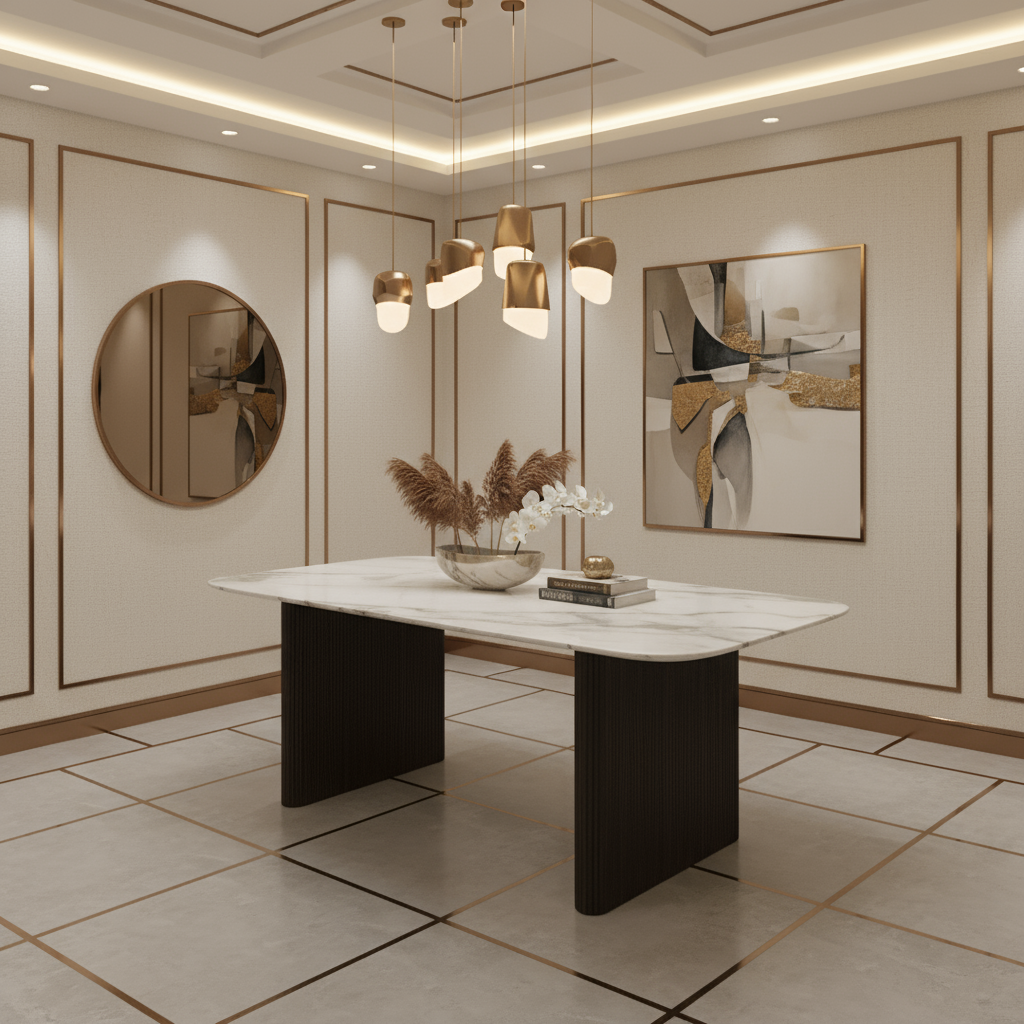 Morgan Marble Dining Table Mb-24018