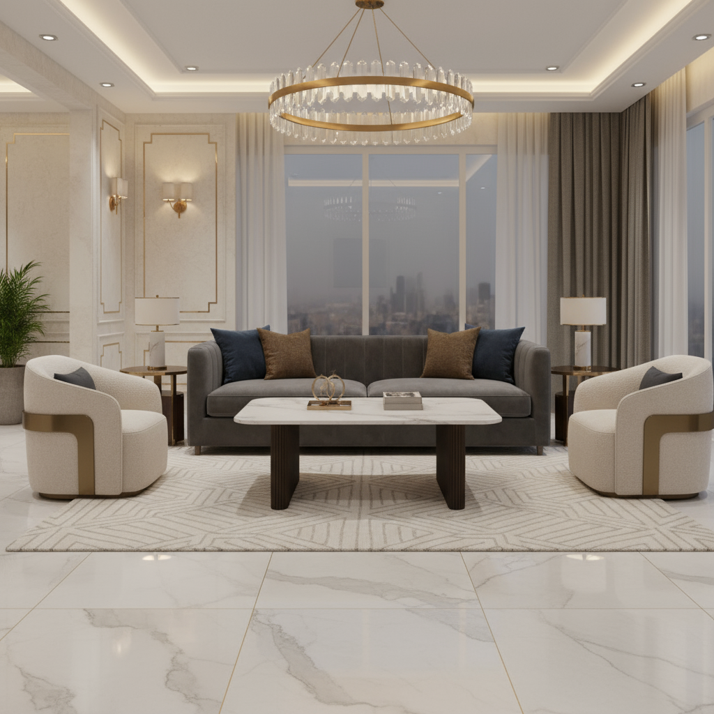 Morgan Marble Coffee Table Mb-24015