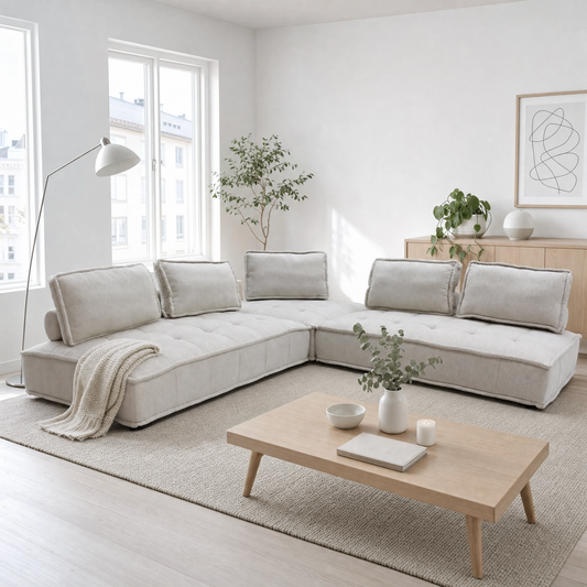 Cube 3pc(2+1+2) Modular Sofa Set