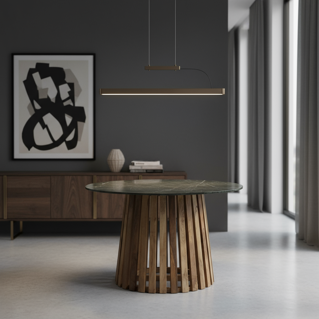 Hazel Marble Dining Table Jan-24153