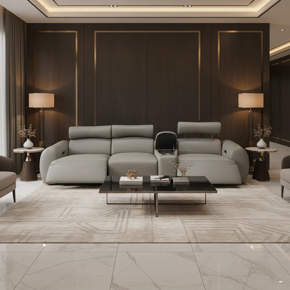 Marciano Full Leather Electric Motion Sofa