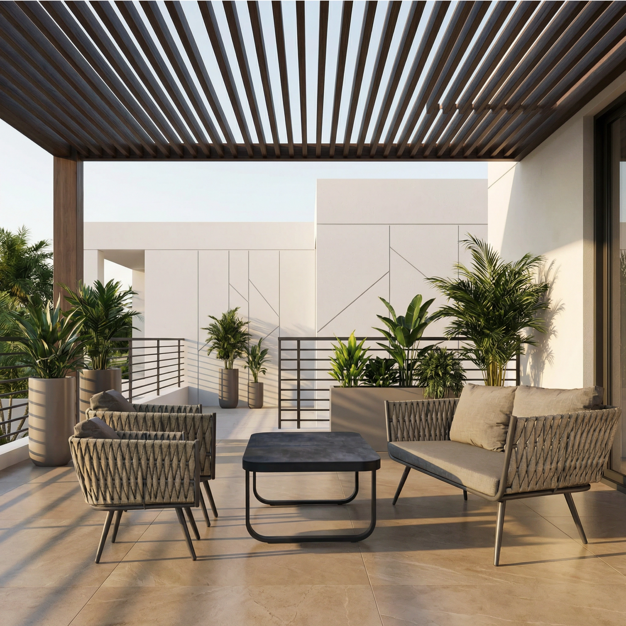 Astro 4Piece Outdoor Lounge