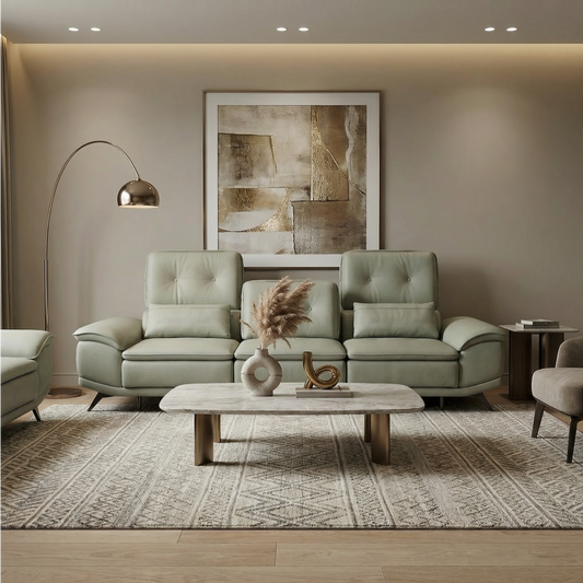 Estella Full Leather Electric Motion Sofa