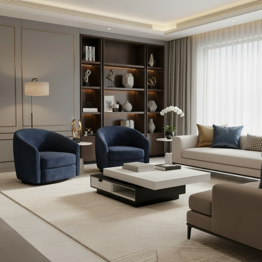 Elton Coffee Table Black And White 552