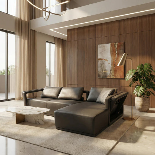 Dita Incro Full Leather Daybed Sofa