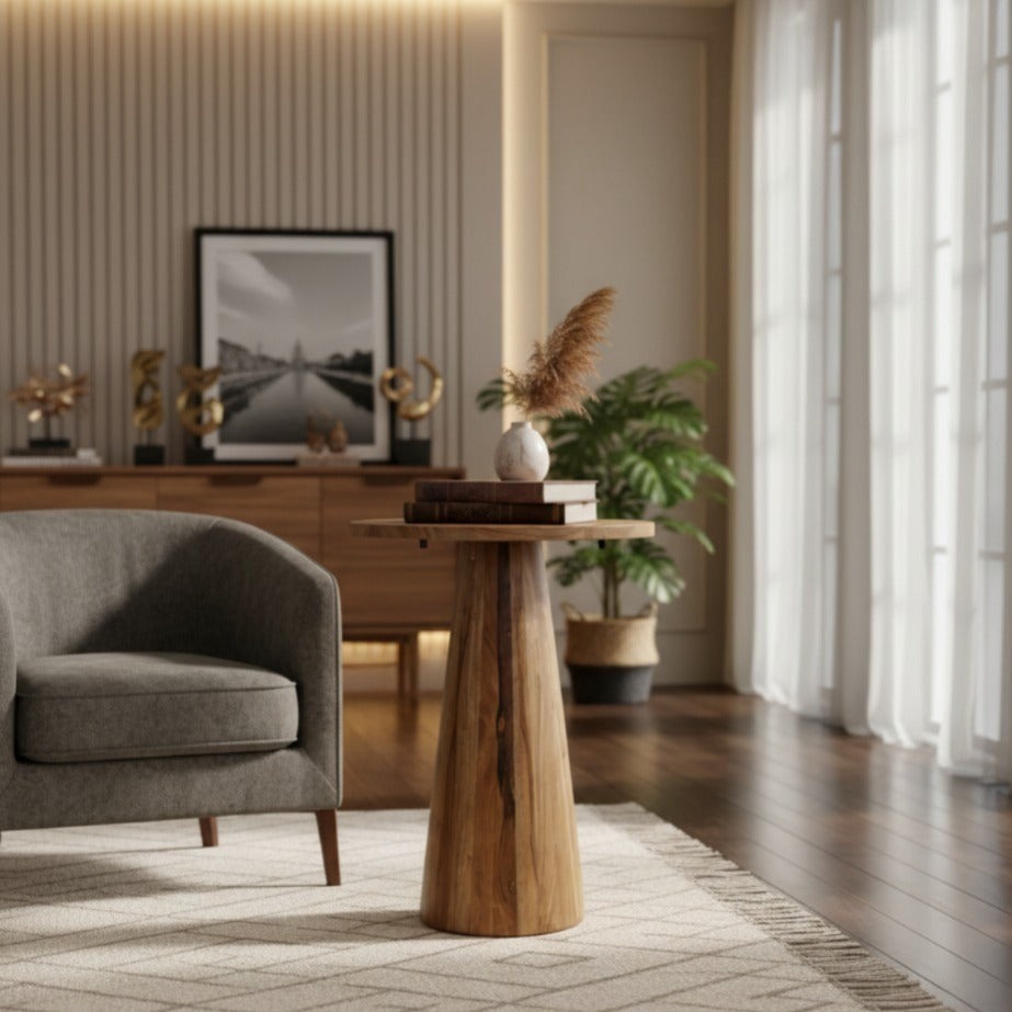 Claire Side Table Acacia Wood 30022