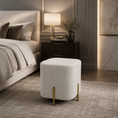 Load image into Gallery viewer, Calvin Ottoman Plain White
