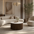 Load image into Gallery viewer, Morgan Round Marble Coffee Table
