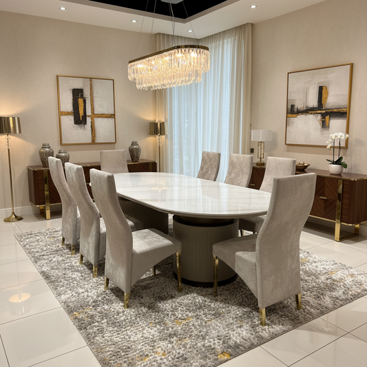 Neville Dining Table Beige