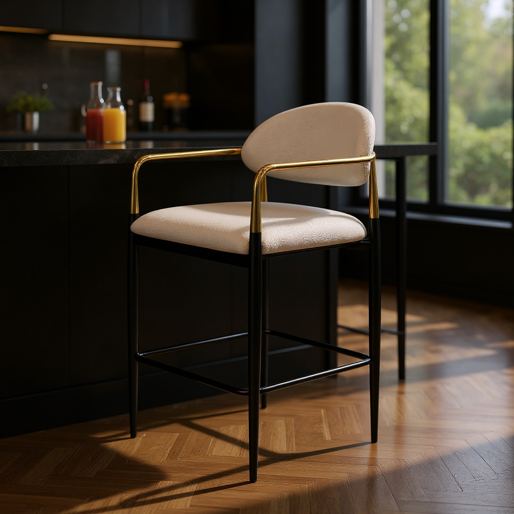 Matilda Boucle Bar Chair
