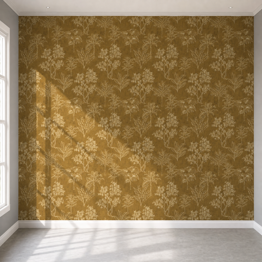Wallpaper Auric Bloom Harvest Gold Ref Dwp03613-4 10.05M