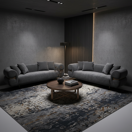 Rosalia Fabric Sofa Set