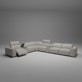 Bellagio Corner Electric Motion Sofa Set