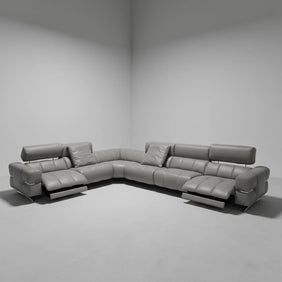 Elvaro Full Leather Modular Sofa