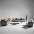Load image into Gallery viewer, Lucca Sofa Set + Coffee Table+ Side Table + Pouf Natura Craft 05
