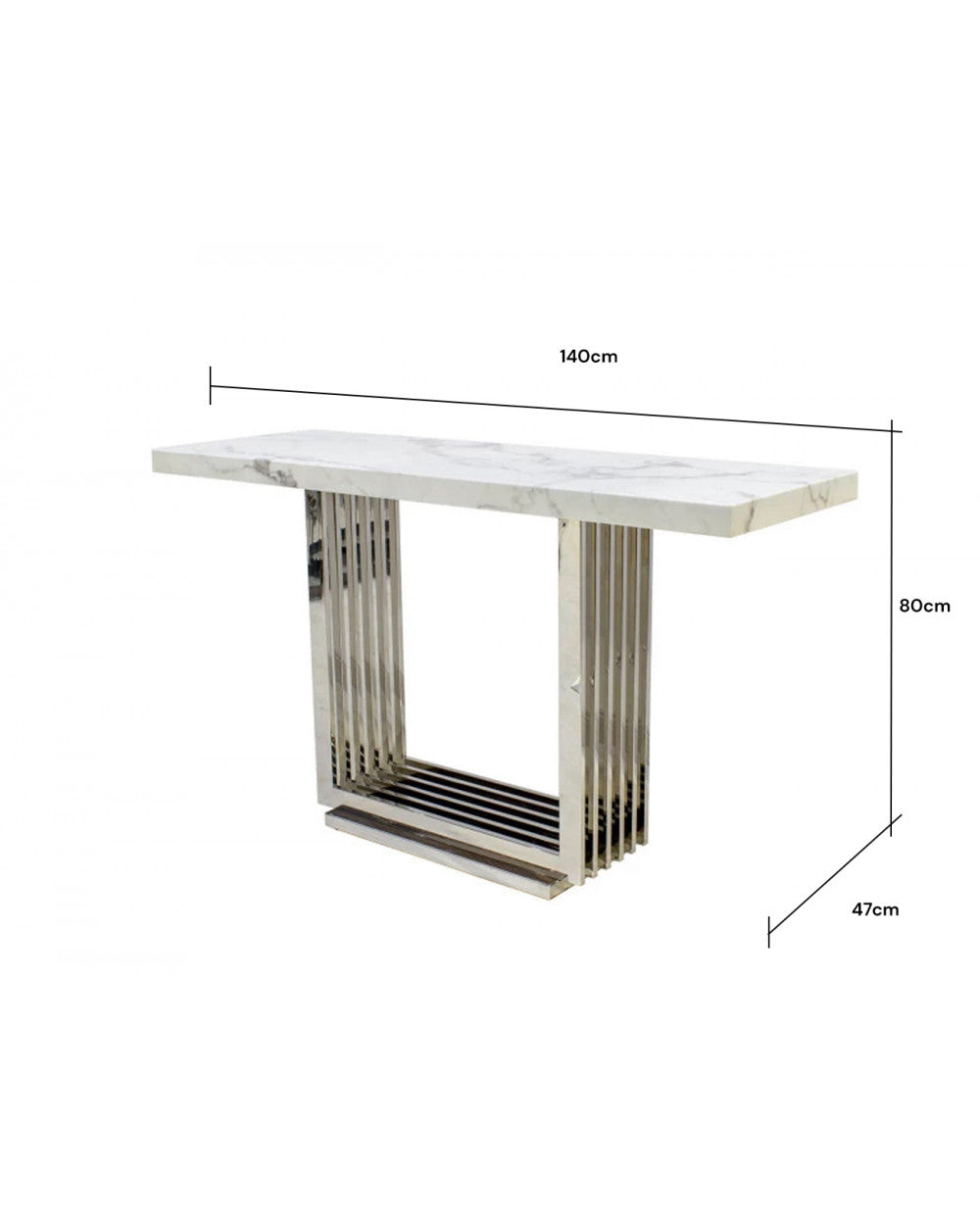 Luson Console E-Marble Top