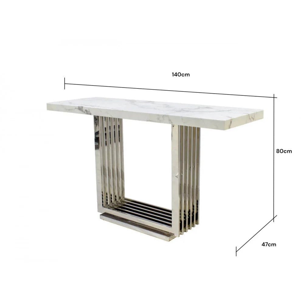 Luson Console E-Marble Top