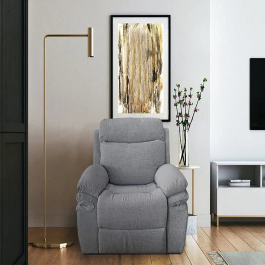 Manhattan 5077 Single Recliner Chair C469 Grey