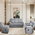 Load image into Gallery viewer, Manhattan 5077 Single Recliner Chair C469 Grey
