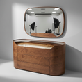 Load image into Gallery viewer, Mason Dresser and Mirror Walnut
