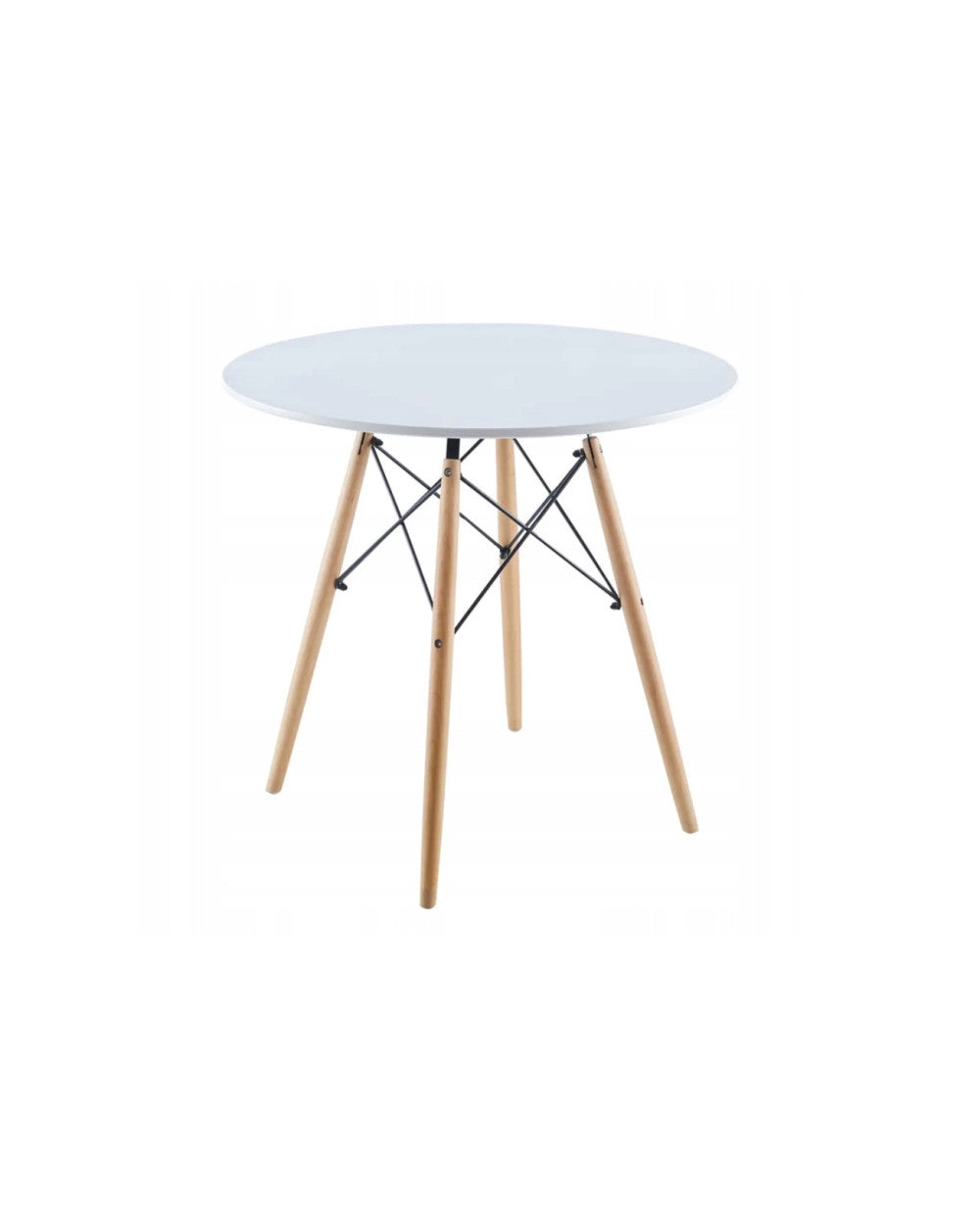 Mike Wooden Dining Table White