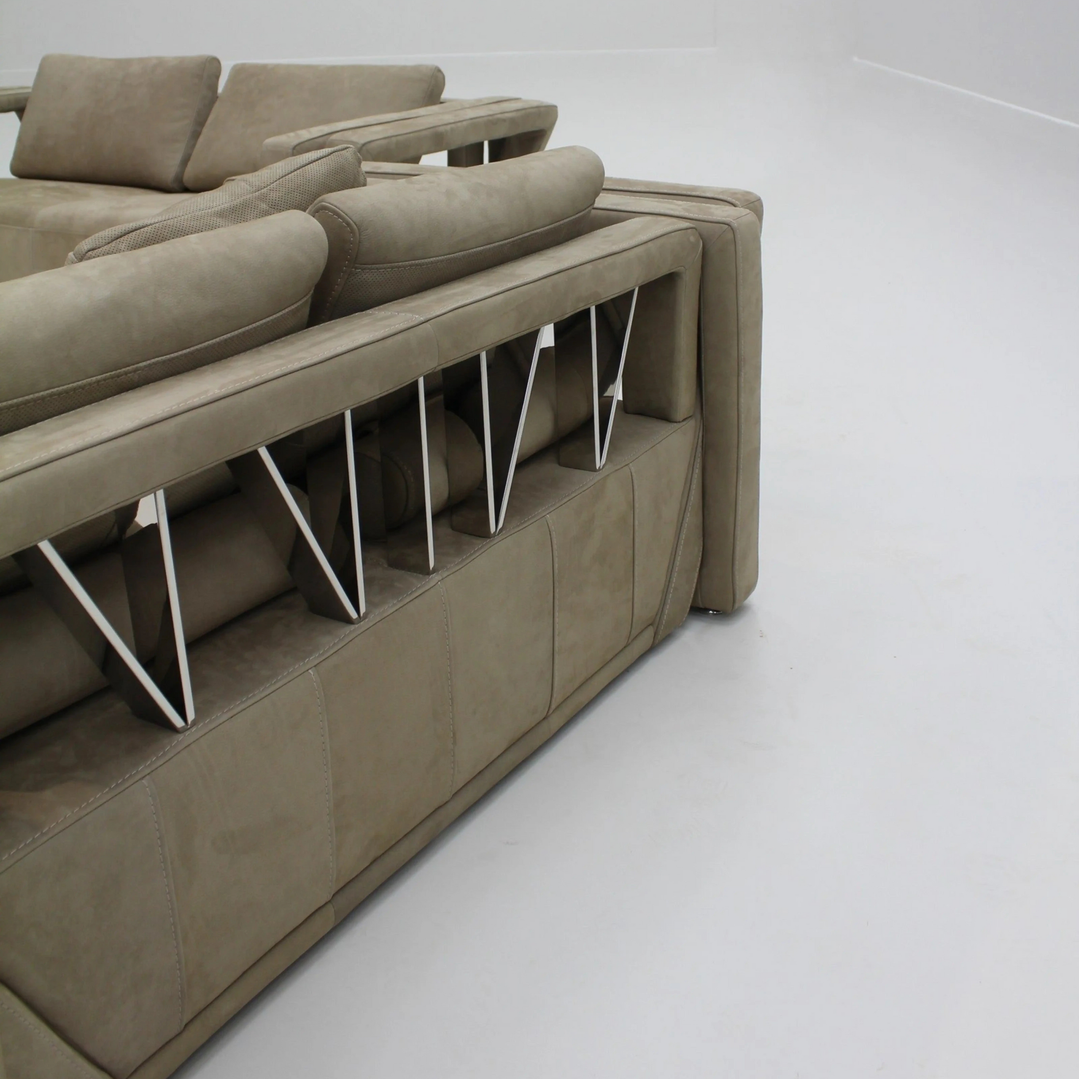 Dita Incro Full Leather Sofa Set