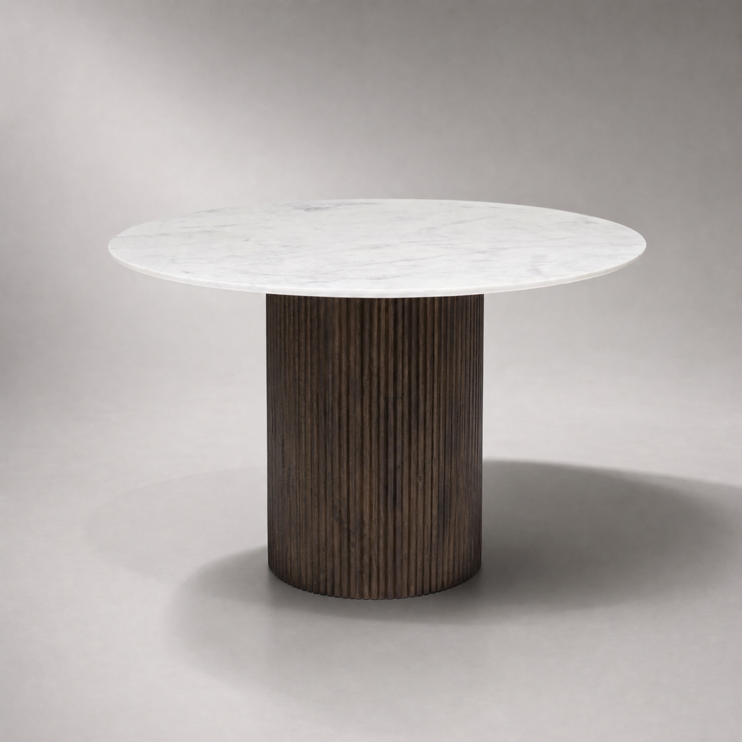 Morgan Round Marble Dining Table