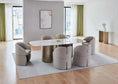 Load image into Gallery viewer, Vittoria Dining Table Gold E-Marble
