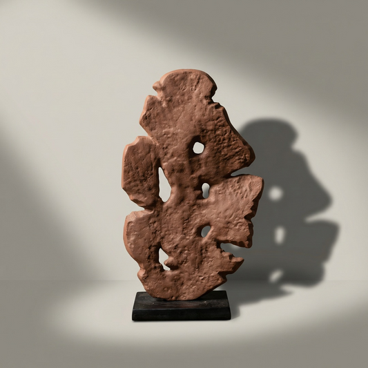 Sculpture Sm Terracota/Blk Al-24594A