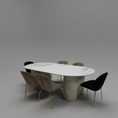 Load image into Gallery viewer, Omega Dining Table Set
