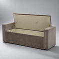 Load image into Gallery viewer, Diamond Button Storage Ottoman Queen
