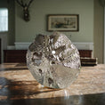 Load image into Gallery viewer, Round Vase Jute Sm Nickle Al-23829A
