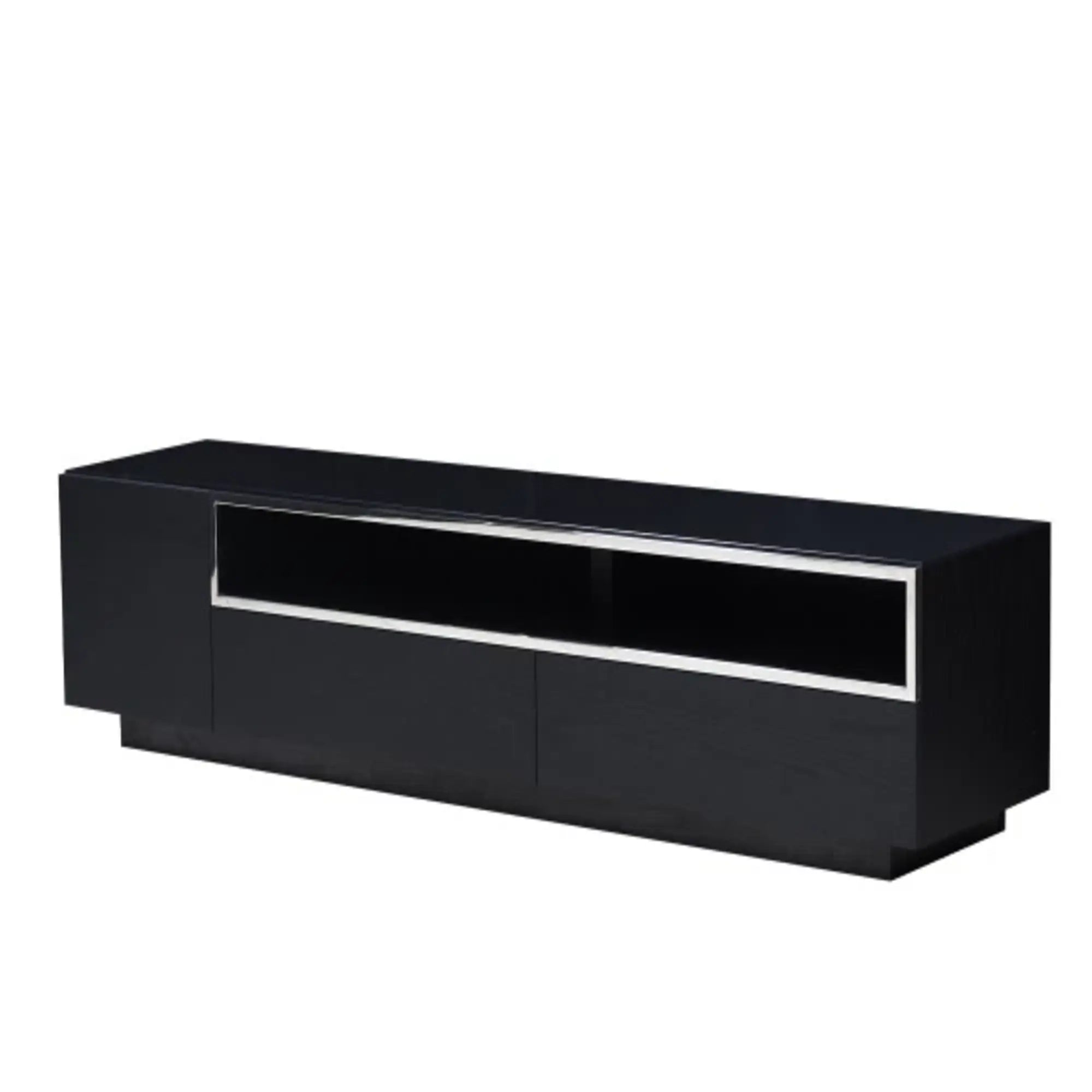 Otto Wall Unit Black Oak 308tv1