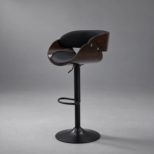 Parma Bar Chair Walnut