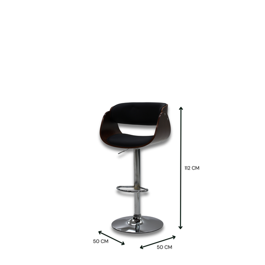 Parma Bar Chair Walnut AC-5046