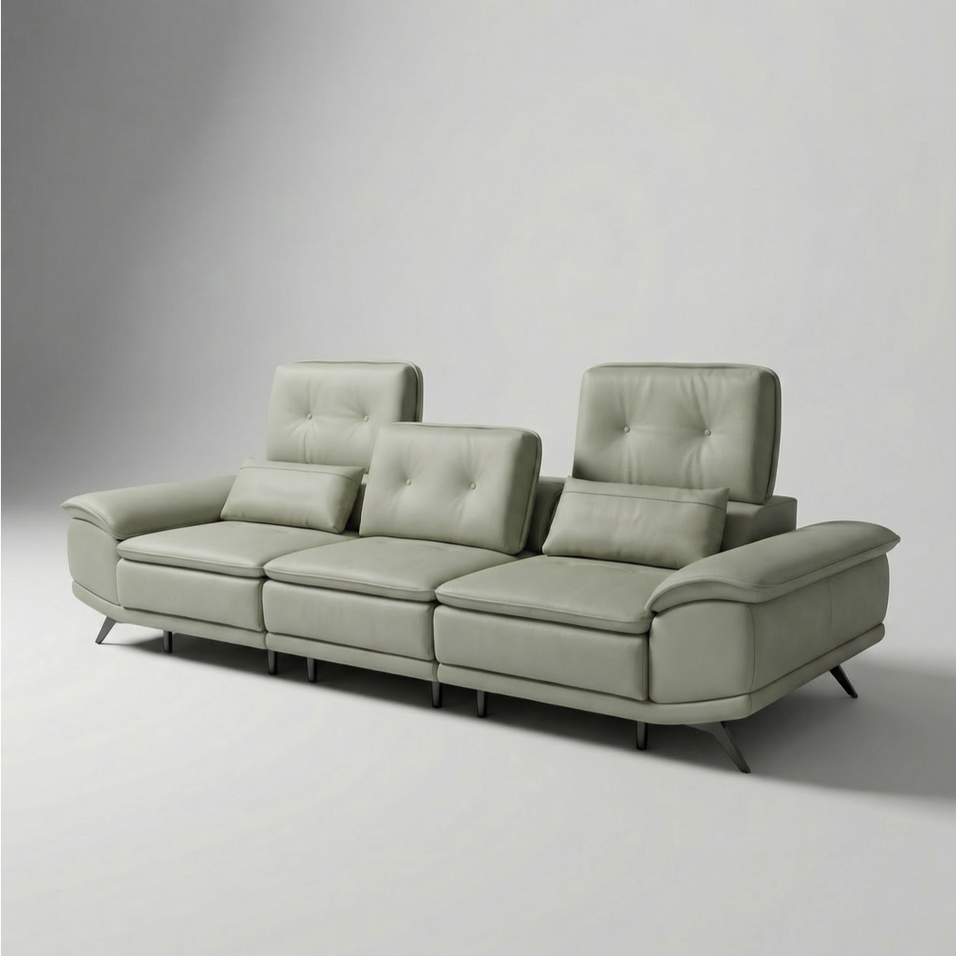Estella Full Leather Electric Motion Sofa