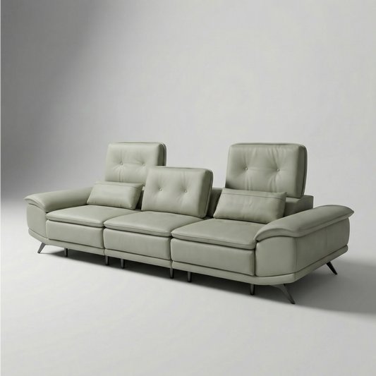 Estella Full Leather Electric Motion Sofa