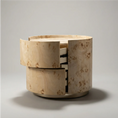 Load image into Gallery viewer, Raven Burl Vaneer Pedestal

